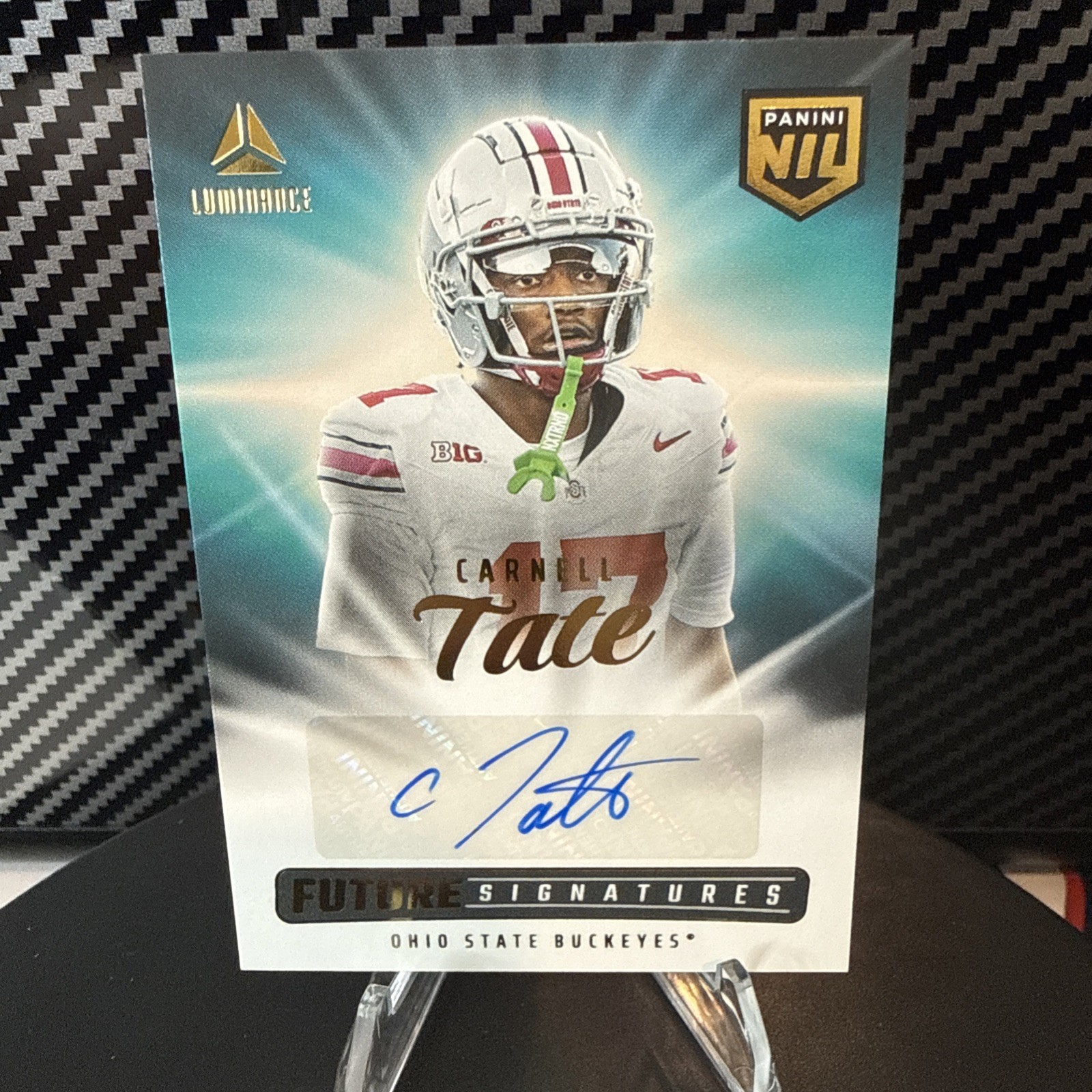 2025 Panini Luminance - Future Signatures Nil Carnell Tate #NIL-CTE (AU, RC)