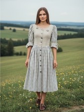   VINTAGE Traditional German Dirndl Dress German Size 36  US Size Small