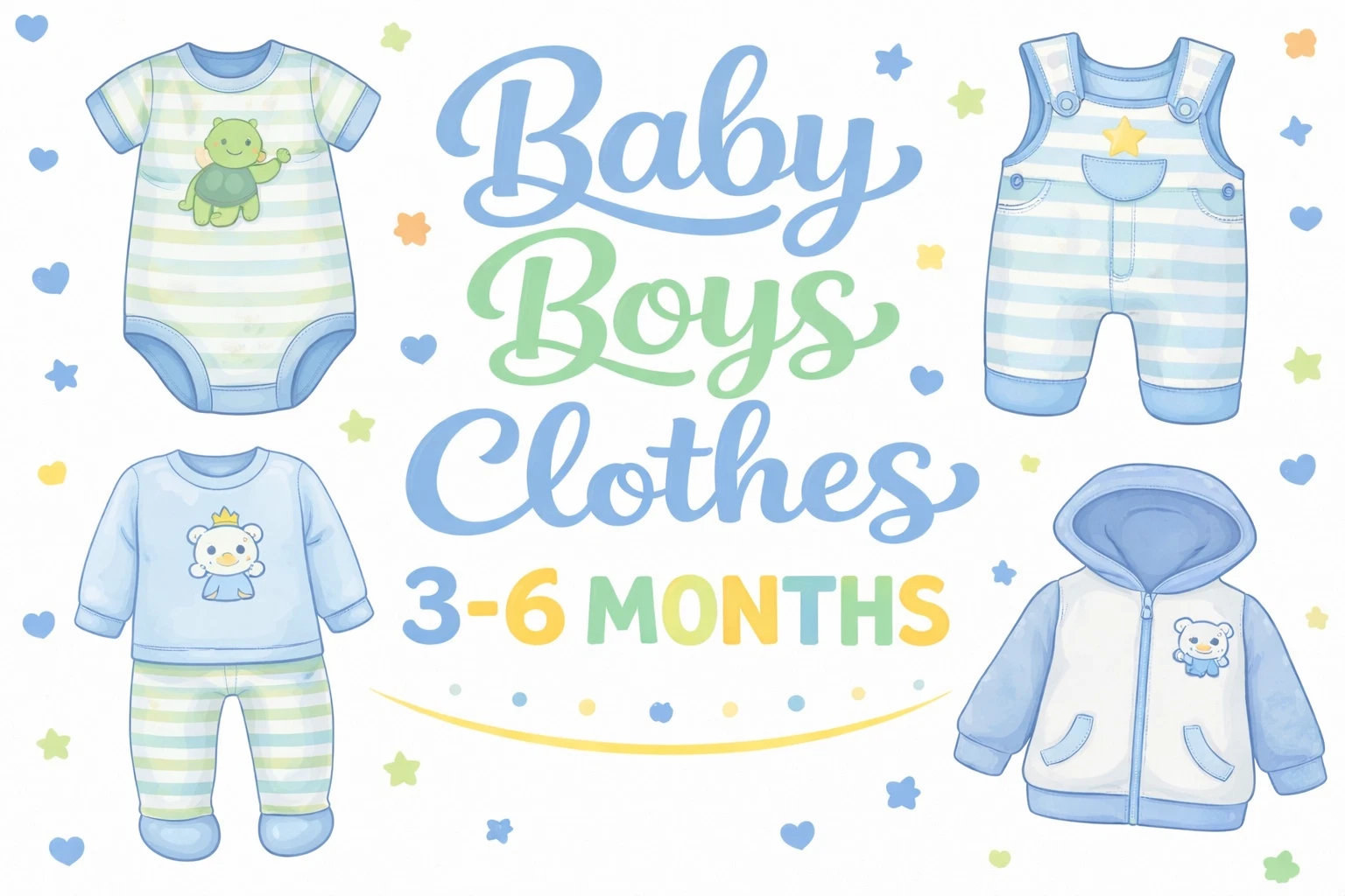 BABY BOYS CLOTHES CLOTHING - 3-6 MONTHS - MAKE / BUILD A BUNDLE - MULTI LISTING