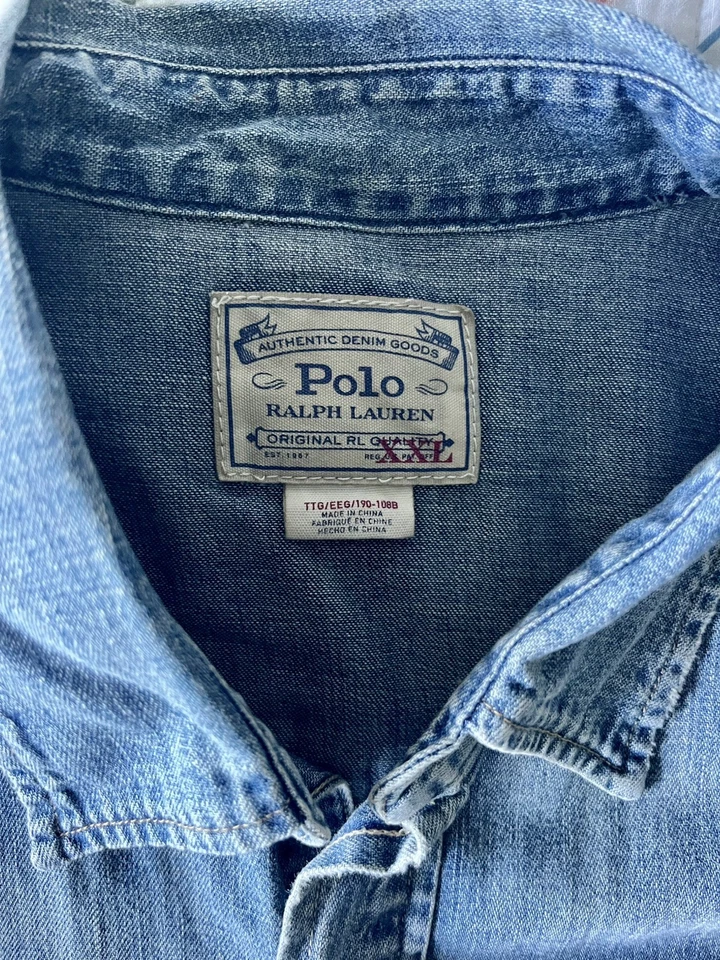 Camisa vaquera vintage Polo Ralph Lauren para hombre Foto 2 de 4