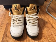 Jordan Air Jordan 5 Retro Olympic Gold White ...