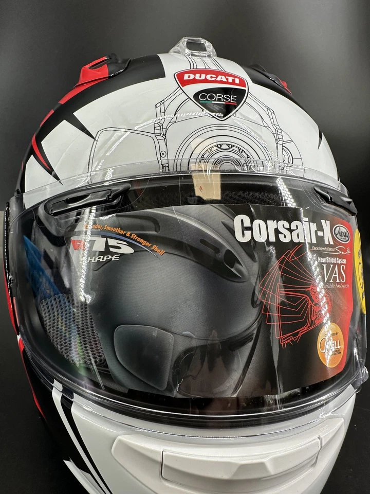 Casco Ducati Corse V7 Arai Corsair-X 981085366 Talla XL - Totalmente Nuevo Foto 4 de 4
