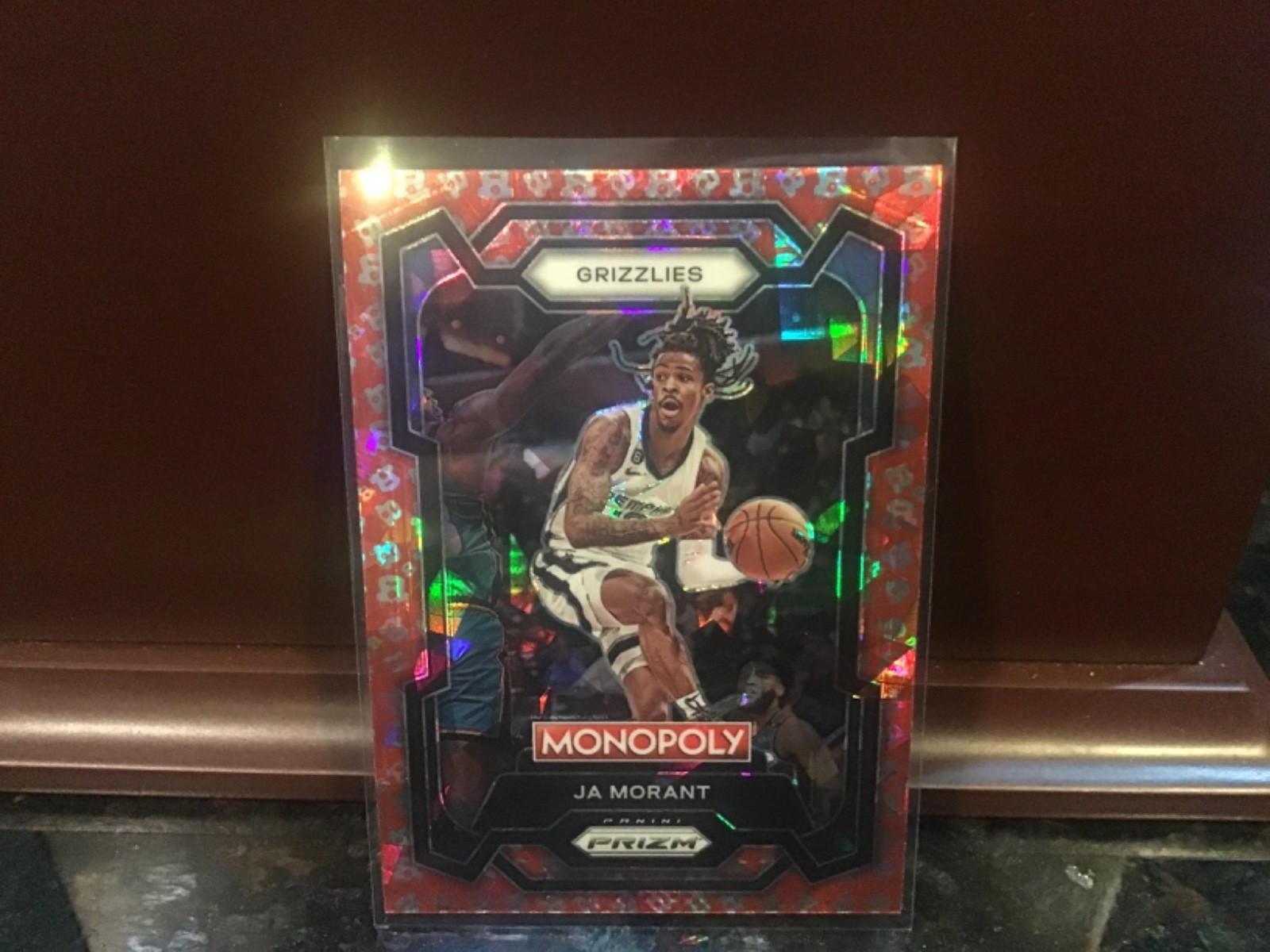 2023-24 Panini Prizm Monopoly - Ja Morant #44 Free Parking Prizm