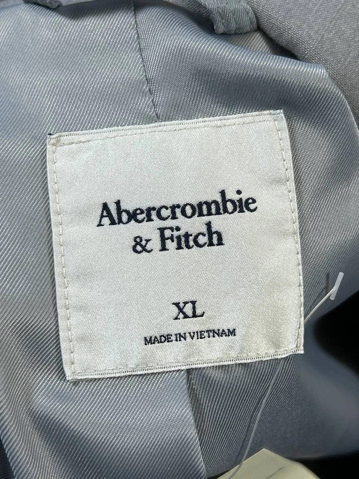 Abercrombie & Fitch Blazer Womens Xl Gray Sports Coat New - Image 3 of 4