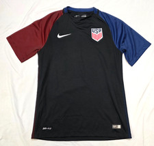 USA WORLD CUP 2016 Away USMNT Football Jersey NIKE Men's SMALL S Black SOCCER