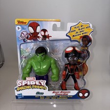 Marvel Spidey and His Amazing Friends Figure 2-Pack Hulk  Miles Morales HASBRO