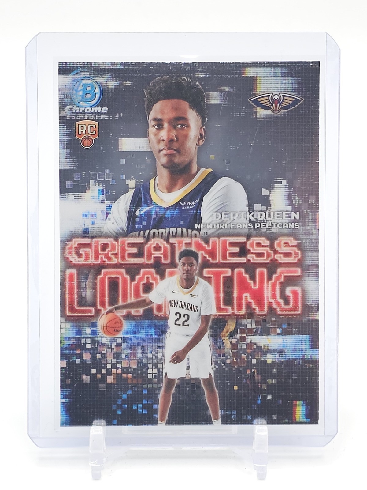DERIK QUEEN 2025-26 BOWMAN CHROME GREATNESS LOADING ROOKIE #GL-13 Q5690