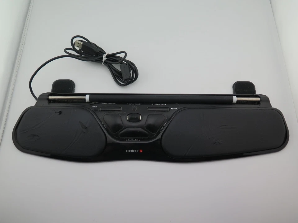 Contour RollerMouse Free2 Ergonomic USB Mouse CLEAN, BAR ISSUE, PARTS / REPAIR - Image 2 of 4