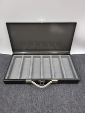 VINTAGE NIELSEN HOWE SLIDE STORAGE CASE WITH 300 PERSONAL SLIDES FROM 1966-67