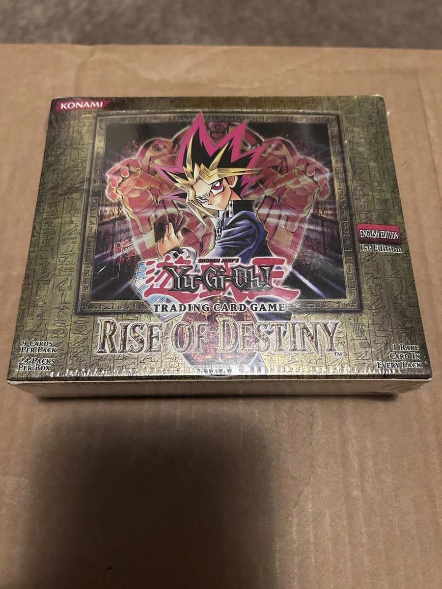 Yu-Gi-Oh! TCG Rise of Destiny Sealed Collectible Card Game Boxes