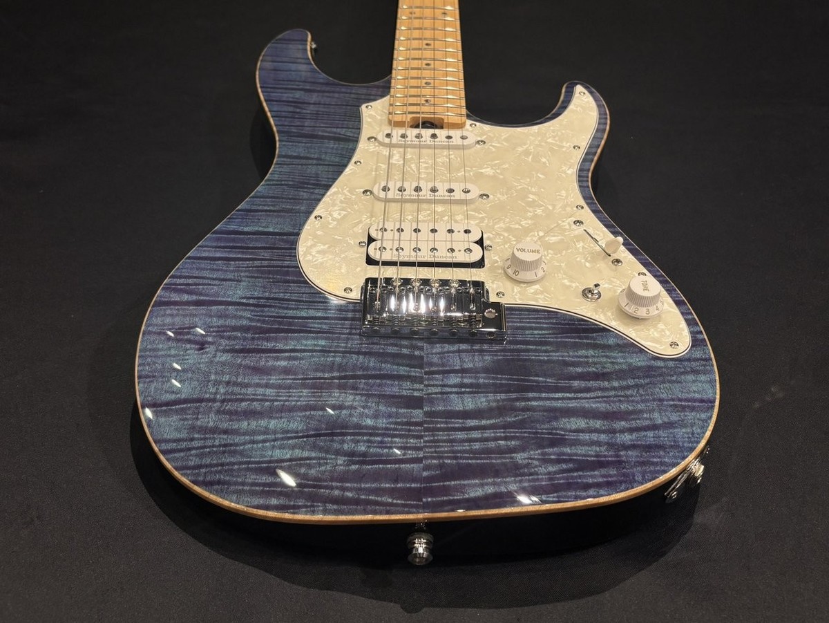 ESP SNAPPER-CTM-FM Indigo Purple w Purple Pearl Black | eBay