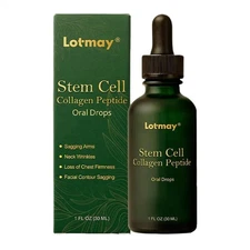 Lotmay Stem Cell Collagen Peptide Oral Drops Natural Advanced Body Care Liquids 