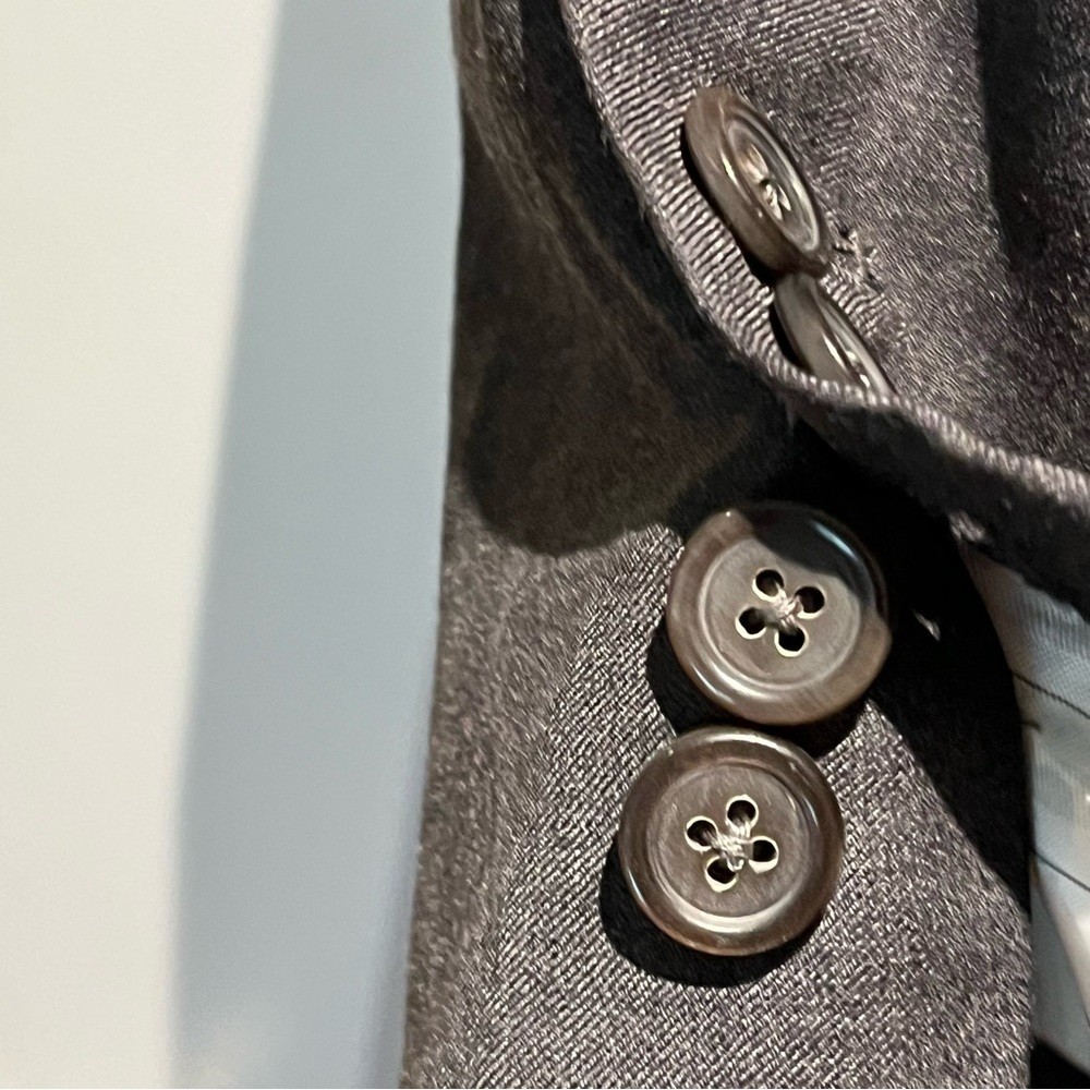 Bespoke Tailored Samuelson Superfine Wool Grey Bl… - image 6