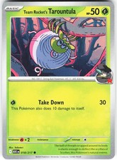 Team Rocket's Tarountula 018/217 Common Ascended Heroes Pokemon Near Mint
