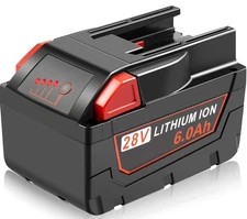 28V 6000mAh Replacement For Milwaukee Mk28 High Output Battery for Milwaukee M28