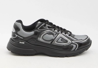 DIOR B30 Countdown men s sneakers Technical mesh Black/Grey EU 47 US 14 $1250