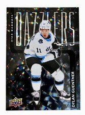 UPPER DECK 2025-26 SERIES 2 DAZZLERS BLACK DZ-99 DYLAN GUENTHER UTAH MAMMOTH