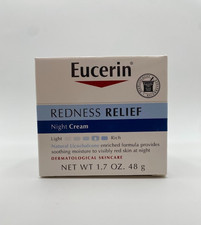 Eucerin Redness Relief Night Creme Dermatological Skincare 48g 1.7 Oz