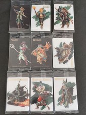 Zelda Tears of the Kingdom Wafer Card Lot 9 Character Link Sidon Nintendo eb78