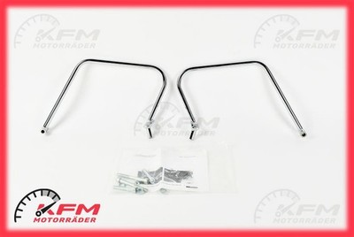 Suzuki LS650 Satz Satteltaschenhalter Chrom Saddlebag support set chrome Neu