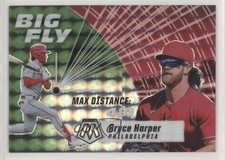 2021 Panini Mosaic Big Fly Green Mosaic Prizm Bryce Harper #BF4 8em