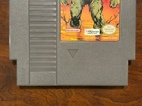 NES Swamp Thing - Near Complete CIB Rare! Nintendo 1992