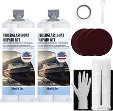 13PCS Fiberglass Repair Kit，100ml Gelcoat Repair Kit for Boats,Fiberglass Kit 