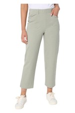 AnyBody Women's All-Stretch Twill Straight Leg Ankle Pants Sage