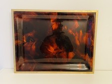 ✅ Large XXL Vintage Guzzini Christian Dior Turtle Lucite Tray 1970s