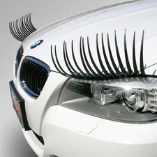CarLashes Whimsical Giant Headlight EyeLashes - BLACK