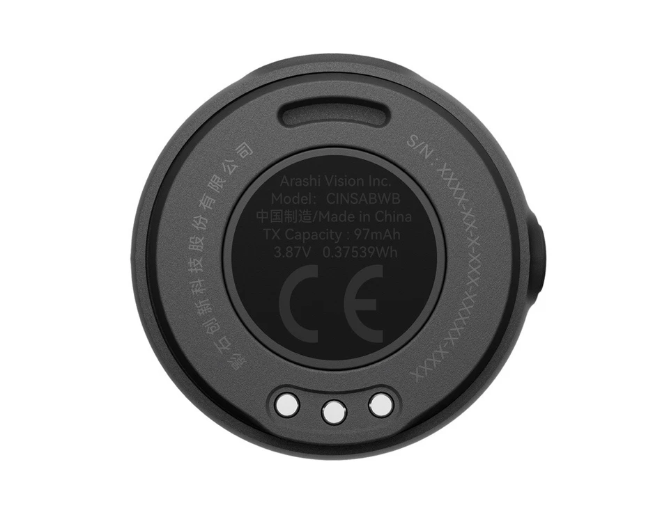 Insta360 - Mic Air Transmitter Wireless Microphone System - Black - Image 4 of 4