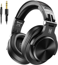 Oneodio A71 Hi-Res Studio Recording Headphones w/ SharePort, Monitoring, Black