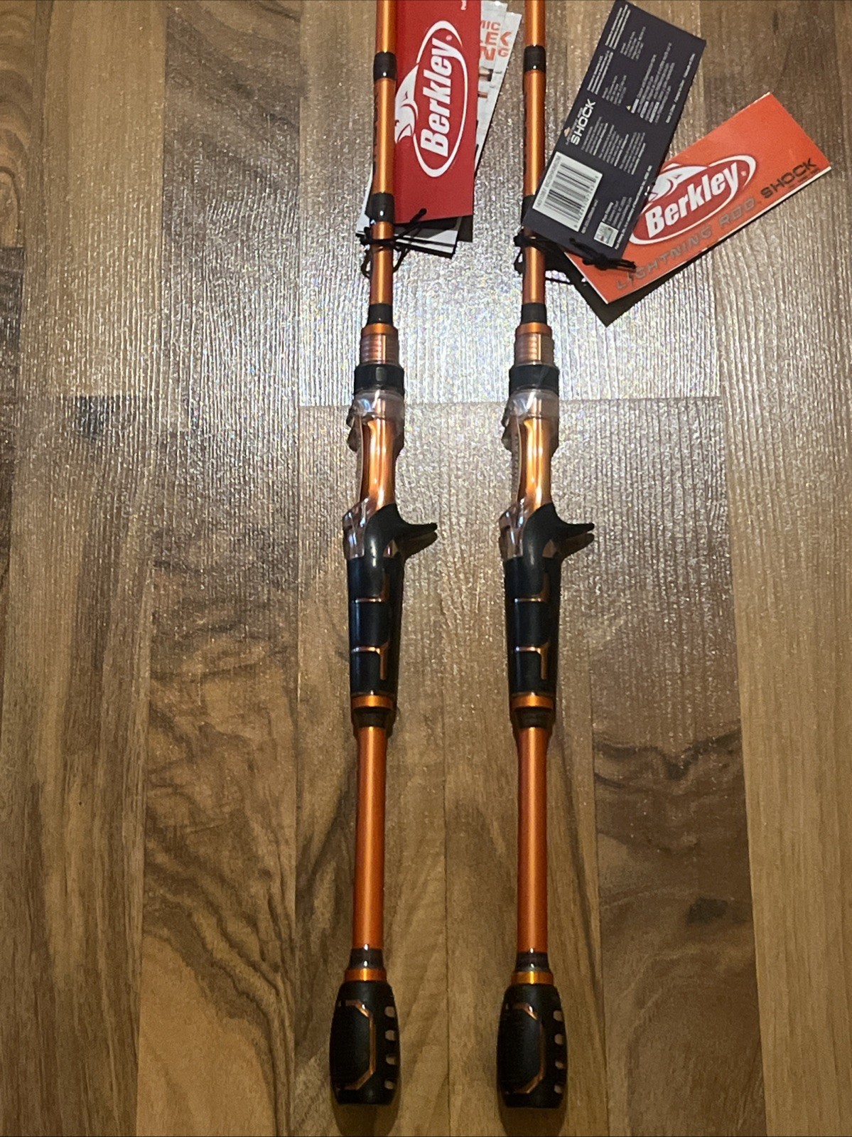 (2) BERKLEY LIGHTNING ROD SHOCK CASTING ROD  6&rsquo;6&rdquo; length