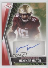 2022 SAGE High Series Red McKenzie Milton #A-MM3 Auto 2b2