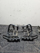 HOUSER PRO Heel Guards footrest Yamaha YFZ450 nerf bars 2004-2009 Black 