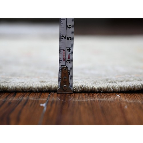 3'1"x5' Laurel Green Afghan Angora Oushak Vegetable Dyes Oriental Rug G89517 - Picture 5 of 6