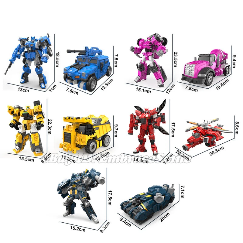 MINIFORCE PENTA X BOT PENTATRON Volt Semi Lucy Max Leo 5-Robots Full set No Box - Image 2 of 4