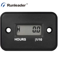 Inductive Maintenance Hour Meter Small Gas Engine Waterproof For Lawn Mower ATV