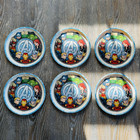 Zak! Designs - Marvel Avengers Plate Set of 6 | 8" Round Lunch Plates (6 Plates)