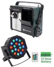 American DJ Entour Faze Water Based Haze Machine Hazer Rechargeable Wash Light