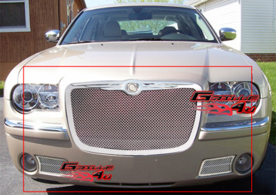 Front Chrome Mesh Grille Insert Front Chrome Mesh Grille Insert