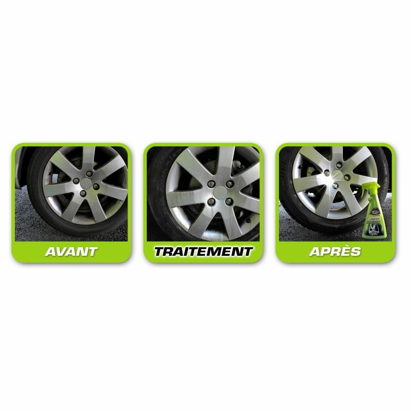 Nettoyant Jantes Sans Acide Spécial Moto 500 Ml - France Moto Plus - Dégraissant Puissant Pour Toutes Jantes
