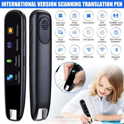 2024 Smart Scan Translation Pen Text Reading Pen 112 Language Translator Device