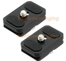  2 Pcs 25mm Slim Quick Release Plate Arca-Swiss Type Sony A6500 A6300 a6600