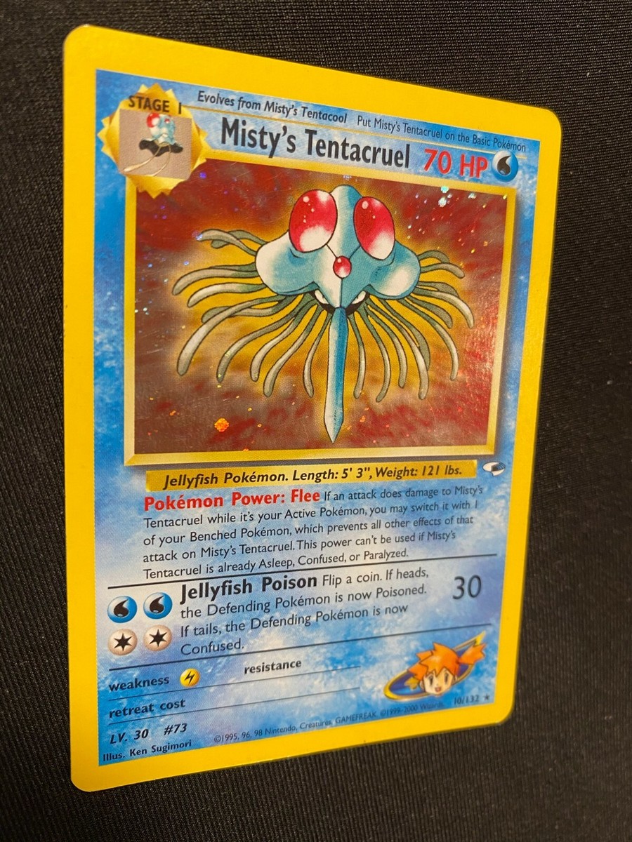 misty's tentacruel pokemon card G1 No. 073 Vintage Gym Pokmon Hit Points50 HP Form Pokemon Trading Card Game Gym