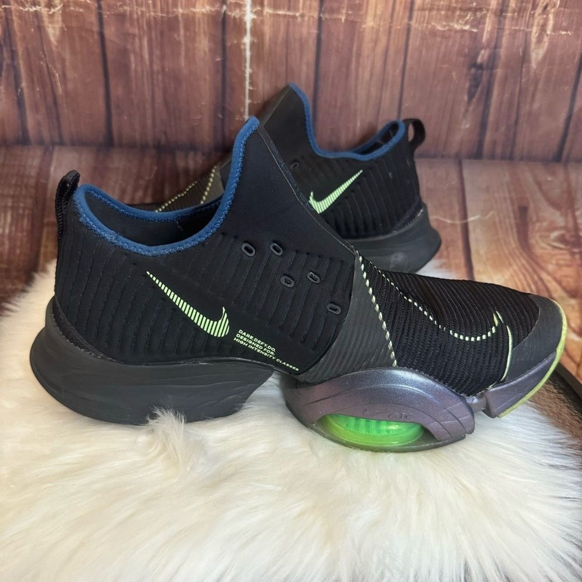 Nike Air Zoom Men's SuperRep Black Lime Blast Sneakers Shoes Size