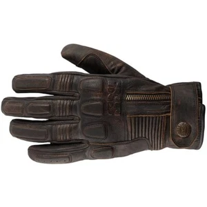 Ixs Kelvin Classic LD Leather Motorcycle Gloves Antique Brown