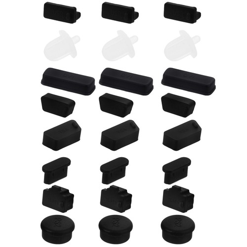 24 szt. wtyczki kurzu USB - zestaw pokrywy otworu USB wtyczka micro USB - Zdjęcie 10 z 12