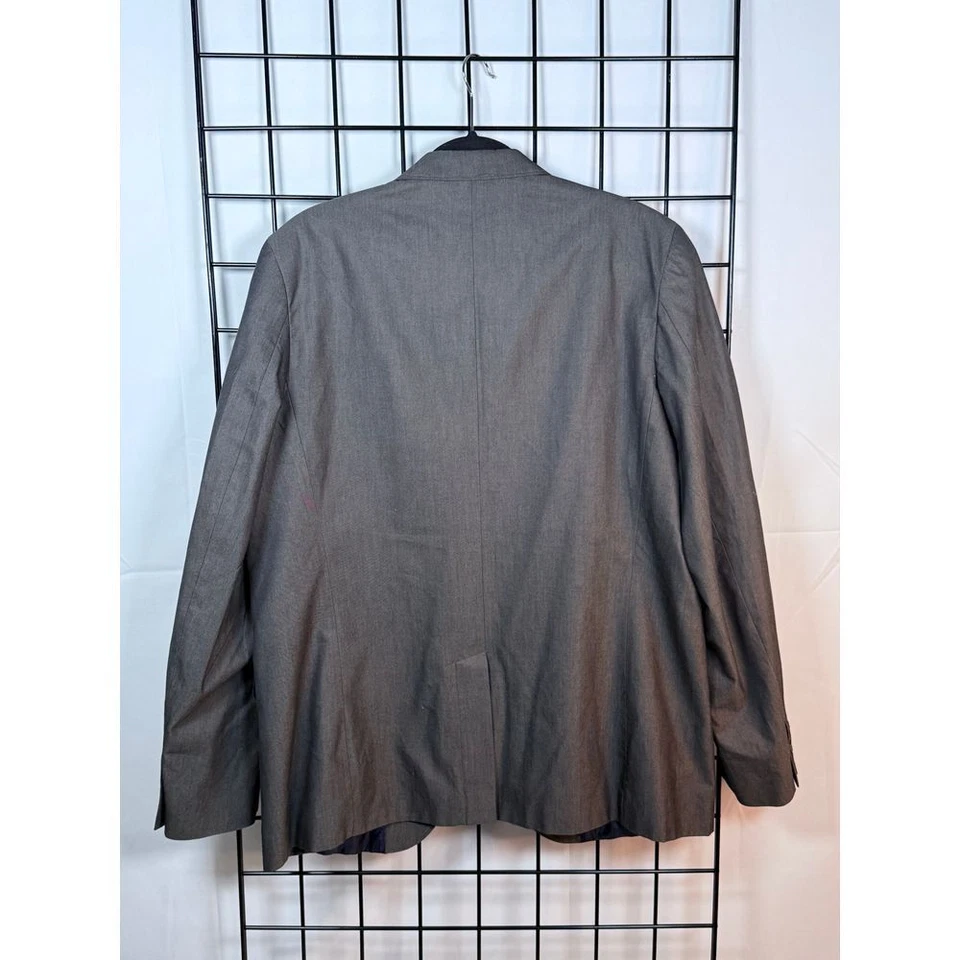 Chaqueta Blazer MARC ECKO Corte y Costura Traje Deportivo Abrigo Para Hombres XL Gris Algodón Informal Foto 2 de 4