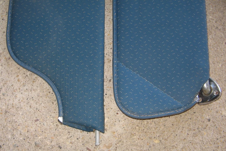 Cadillac Deville Fleetwood 1976 parasol parasol Pr (2) tela azul usado 76 Foto 2 de 4